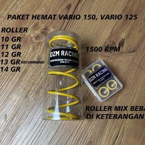 roller dan per cvt dzm racing vario 125 vario 150 pcx cbu - 11 gr