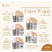 BARCODE BISA DI SCAN MS GLOW PAKET WAJAH WHITENING LUMINOUS ULTIMATE ACNE WHITE CELL DNA