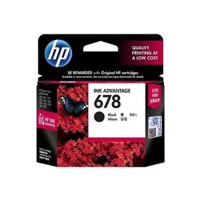 HP 678 Black Tinta Printer Hitam Original DeskJet 1515 2515 2545 2645