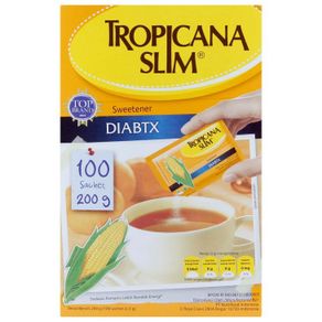 [200 GR] Tropicana Slim Sweetener Diabetics DIABTX 100's 200g