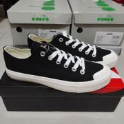 Airwalk New Basic Canvas Low Unisex Sneakers Shoes Black/White Brand New Original