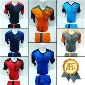 Baju Olahraga Jersey Bola Kaos Setelan Futsal NK 17