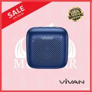 [original] vivan s1 speaker bluetooth portable ngebass waterproof - abu-abu