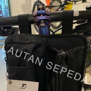 tas sepeda lipat tiang stang tempat botol handle bar merk united