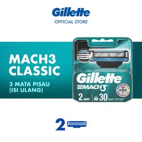 Gillette Mach 3 Isi 2 Refill Isi Ulang