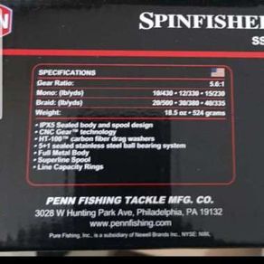 Reel PENN Spinfisher VI