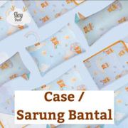Case Hikarusa X Hilucu Sarung Guling / Bantal Cotton Tencel Baby