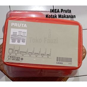 Original Tempat Penyimpanan Makanan isi 17pcs Ikea Pruta Asli