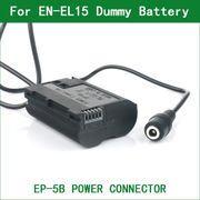 EP-5B DC Coupler Konektor Power EN-EL15 Dummy Baterai Untuk Nikon D7000 D7100 D7200 D7500 Z5 Z6 Z7 1 V1