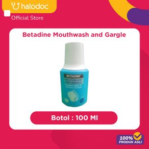 betadine mouthwash and gargle 100 ml
