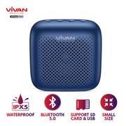 speaker bluetooth portable vivan vs-1 waterproof speaker original - biru