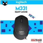 mouse logitech m331 silent wireless tanpa suara nano receiver 331