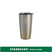Starbucks Reserve Tumbler 16 Oz Stainless Gray Gold Reserve S11123301 (Tumbler Hot/Cold)