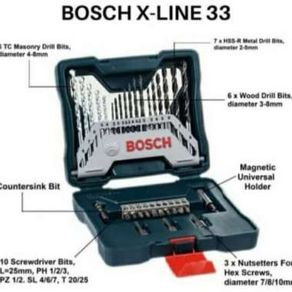 Mata Bor Set Bosch X Line 33Pcs