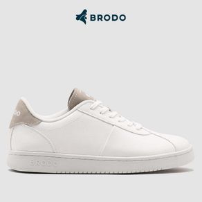 BRODO - Sneakers Corte Sleek White Nude