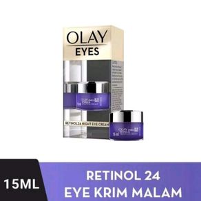 Olay Krim mata RETINOL 24 anti aging skincare malam eye cream 15ml