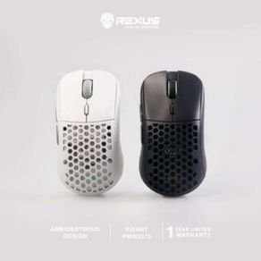 REXUS DAXA AIR II WIRELESS PRO - GAMING MOUSE - HITAM