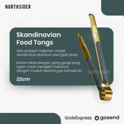 Food Tongs 22Cm Capitan Penjepit Makanan Non Slip Scandinavian G20372
