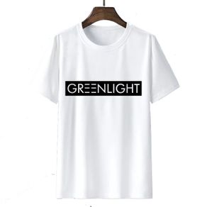 kaos distro pria greenlight - tshirt pria bahan katun premium -015 - putih xl