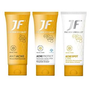 JF Sulfur Anti Acne/Acne Spot Care/ Acne Protect Facial Wash Sabun Cuci Muka Jerawat 70 gr