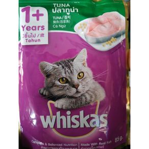 Whiskas Pouch Adult 1+ 85 Gram - Makanan Kucing Basah