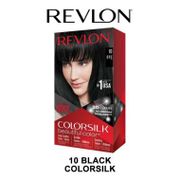 REVLON COLORSILK HAIR COLOR CAT RAMBUT 10 BLACK