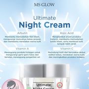ultimate night cream ms glow / cream malam ms glow ultimate