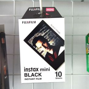 Fujifilm Instax Mini Paper 10 Sheet Black - Refil Isi Kertas Polaroid