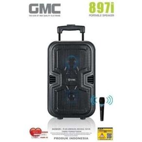 Speaker Karaoke Portable Gmc Bluetooth
