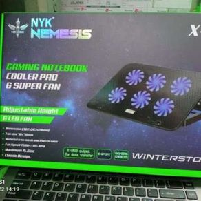 Cooling Pad Laptop Gaming 6 Kipas Dingin