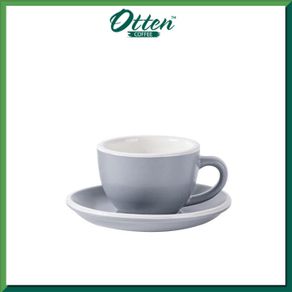 Cup and Saucer Cappuccino 180ml (Grey Slate)