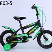 sepeda anak cowok bmx mini morison 12 inch roda 4 samping ban karet - hijau
