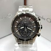 jam tangan pria alexandre christie ac 6363 silver black original