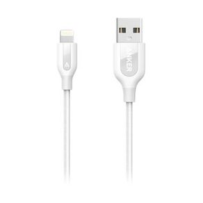 Anker A8121H21 PowerLine+ Lightning Cable - White [3 ft/ 0.9 m]