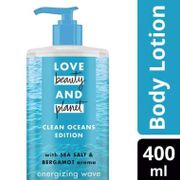 Love Beauty And Planet Body Lotion Sea Salt & Bergamot 400Ml