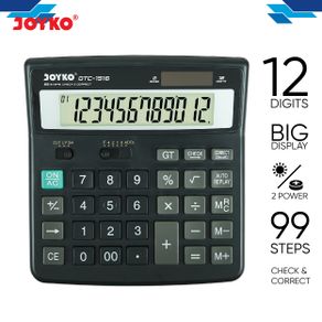 Calculator Kalkulator Joyko DTC-1516 12 Digits Check Correct