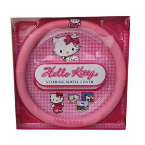 Hello Kitty Karakter Kulit Sintetis Sarung Stir Mobil Universal