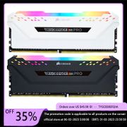 CORSAIR Vengeance RGB PRO memori Ram, ddr4 8GB 16g 32g 3200MHz 3600Mhz memori Desktop mendukung Motherboard 32g 3200mhz