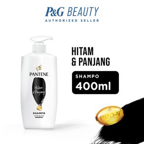 Pantene Long Black Shampoo 400 mL
