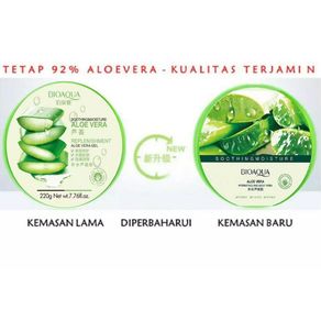 Bioaqua Aloe Vera Soothing Gel 92% 220ml - Dijamin Original Produk