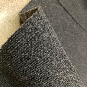 [martha karpet] capadoc karpet wool 10 cm x 200 cm - charcoal grey