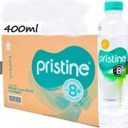 pristine 8+ water 400ml x 24botol - air minum pristine - air alkali