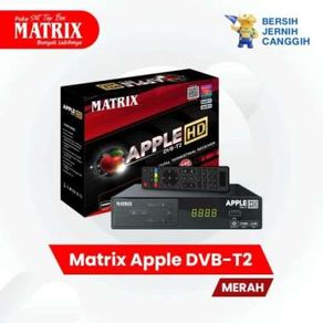 Set Top Box Matrix DVB-T2 Merah STB TV Digital Matrix