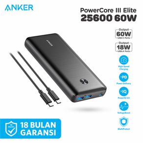 Powerbank Anker PowerCore III Elite 25600 60W - A1290