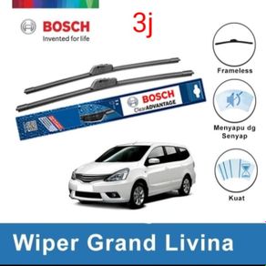 wiper bosch nissan grand livina frameless new clear 24 & 14