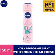 nivea deodorant whitening hijab fresh spray 150 ml