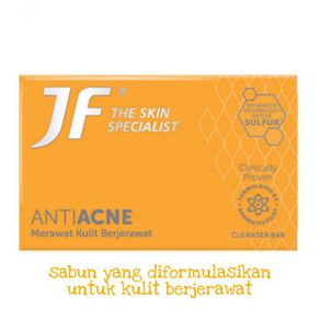 JF Sulfur Anti Acne Merawat Kulit Berjerawat - Sabun Wajah