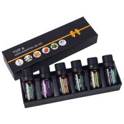 Firstsun Set Pure Essential Fragrance Oils Aromatherapy Diffusers 10ml 6PCS