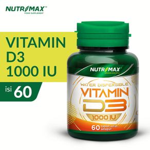 Vitamin D3 Nutrimax 1000 IU Kesehatan Tulang Gigi Imunitas Osteoporosis Autoimun