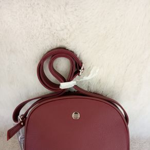 tas selempang sophie martin paris terbaru amitee maroon original bag - maroon